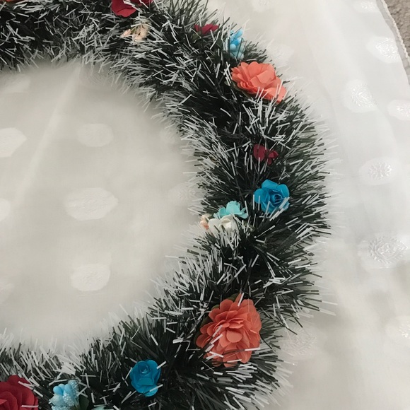 Fun wreath! For your front door! Perfect for Spring, Handcrafted. - Picture 2 of 4